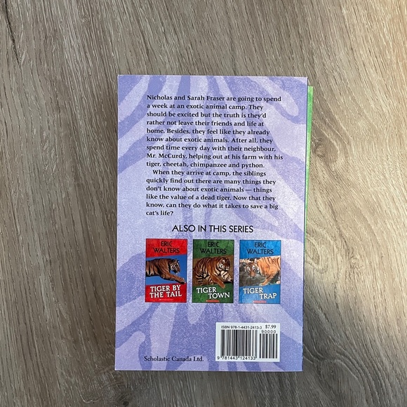 🌟BRAND NEW🌟 4 PACK Novels - Eric Walters Tiger Set - Picture 4 of 6